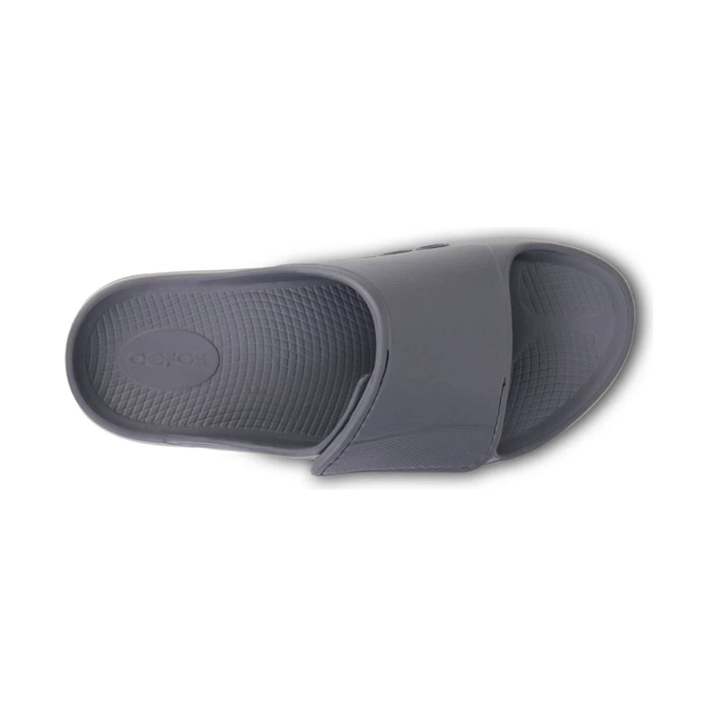 OOfos OOahh Sport Flex Slide - Slate - Lenny's Shoe & Apparel