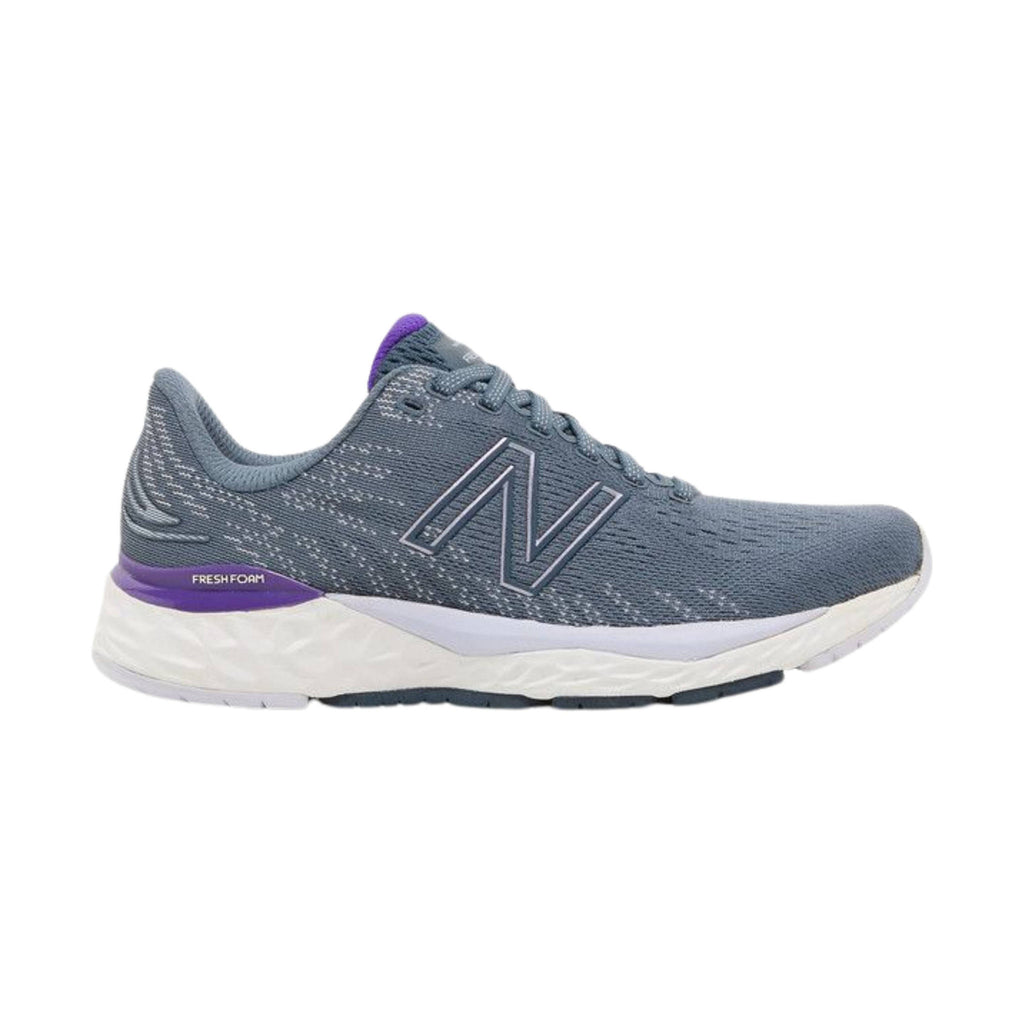 New Balance Women's Fresh Foam 880v11 Shoes - Ocean Grey/ Deep Violet - Lenny's Shoe & Apparel