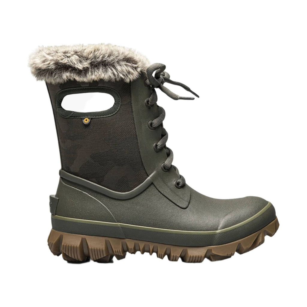 Bogs Women's Arcata Tonal Camo Waterproof Snow Boots - Dark Green - Lenny's Shoe & Apparel