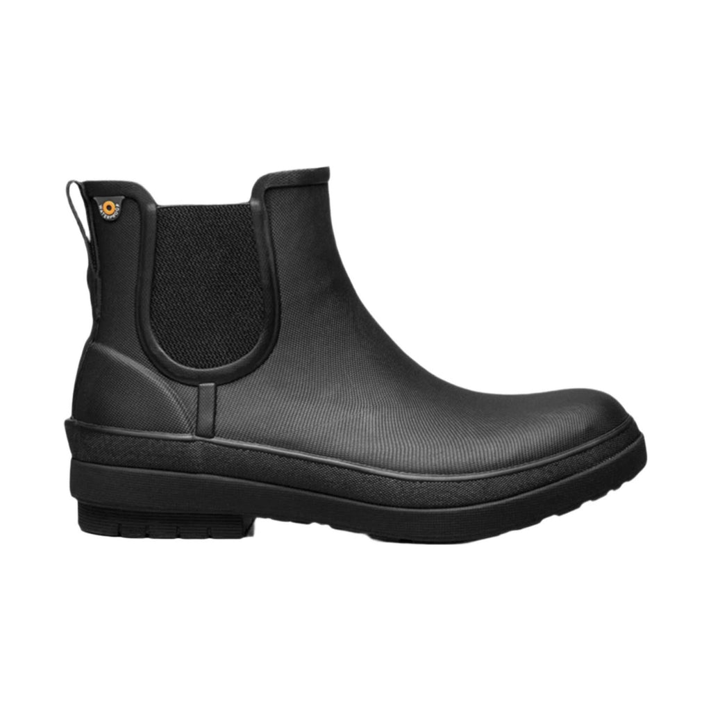 Bogs  Women's Amanda II Chelsea Slip On Rain Boot - Black - Lenny's Shoe & Apparel