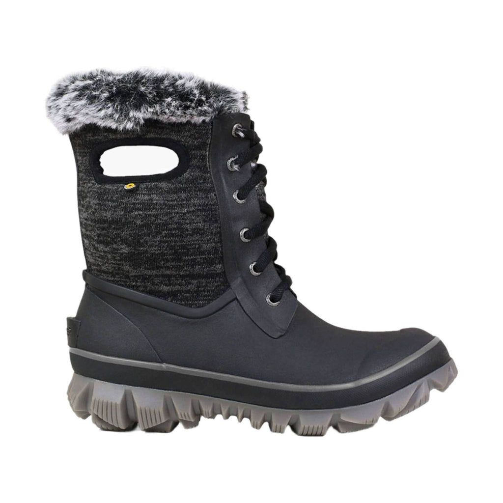 Bogs Women's Arcata Knit Waterproof Snow Boots - Black Multi - Lenny's Shoe & Apparel