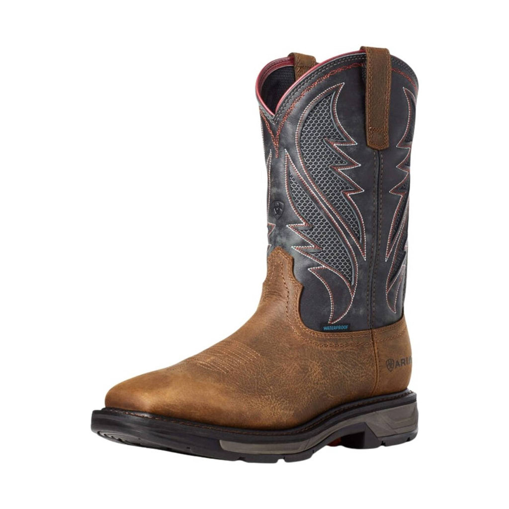 Ariat Men's WorkHog XT VentTEK Waterproof Work Boot - Rye Brown - Lenny's Shoe & Apparel