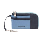 Baggallini RFID Zip Card Case - French Navy Color Block - Lenny's Shoe & Apparel