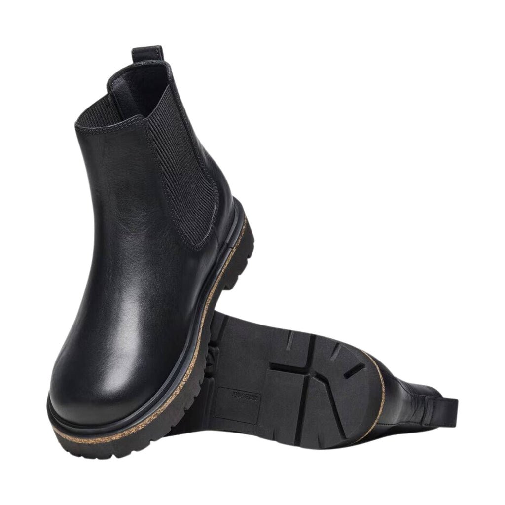 Birkenstock Highwood Slip On Leather Boots - Black - Lenny's Shoe & Apparel