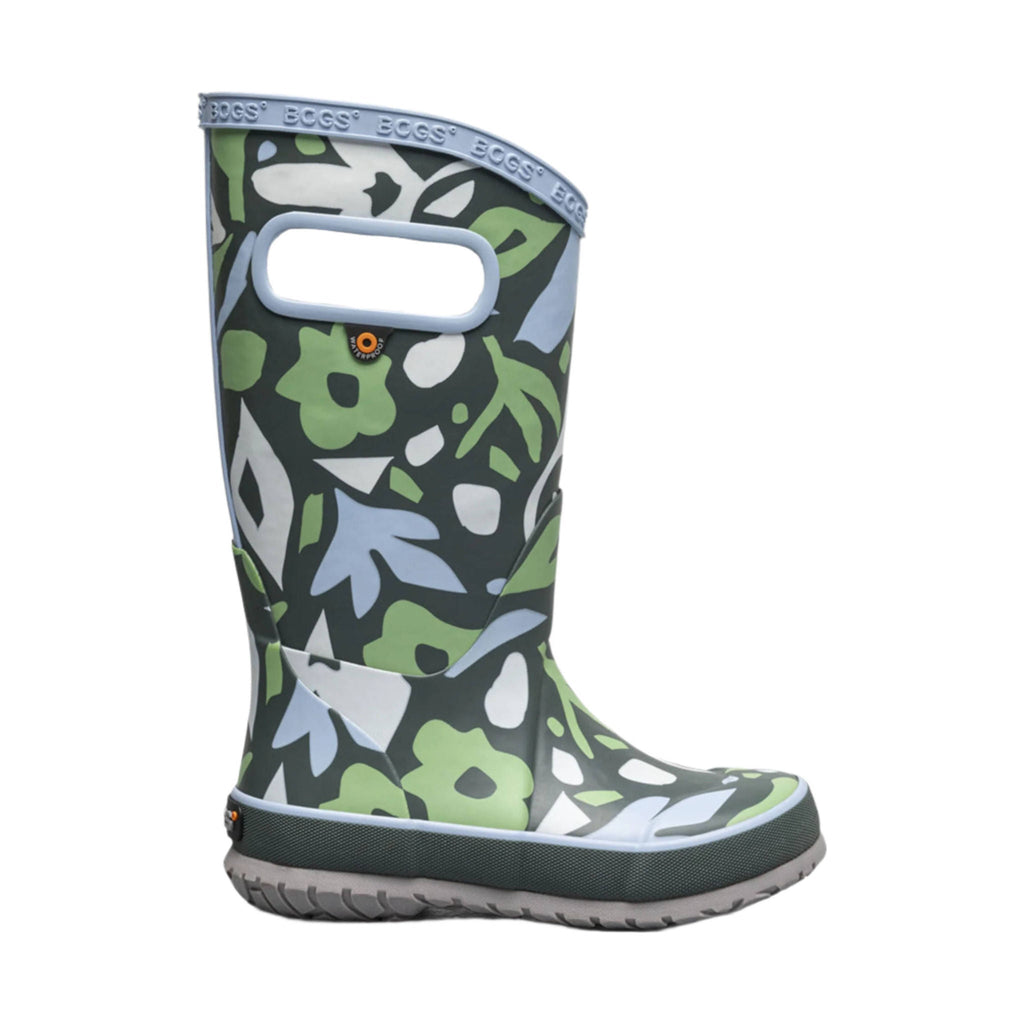 Bogs Kids' Cut Out Shapes Rain Boots - Dark Green Multi - Lenny's Shoe & Apparel