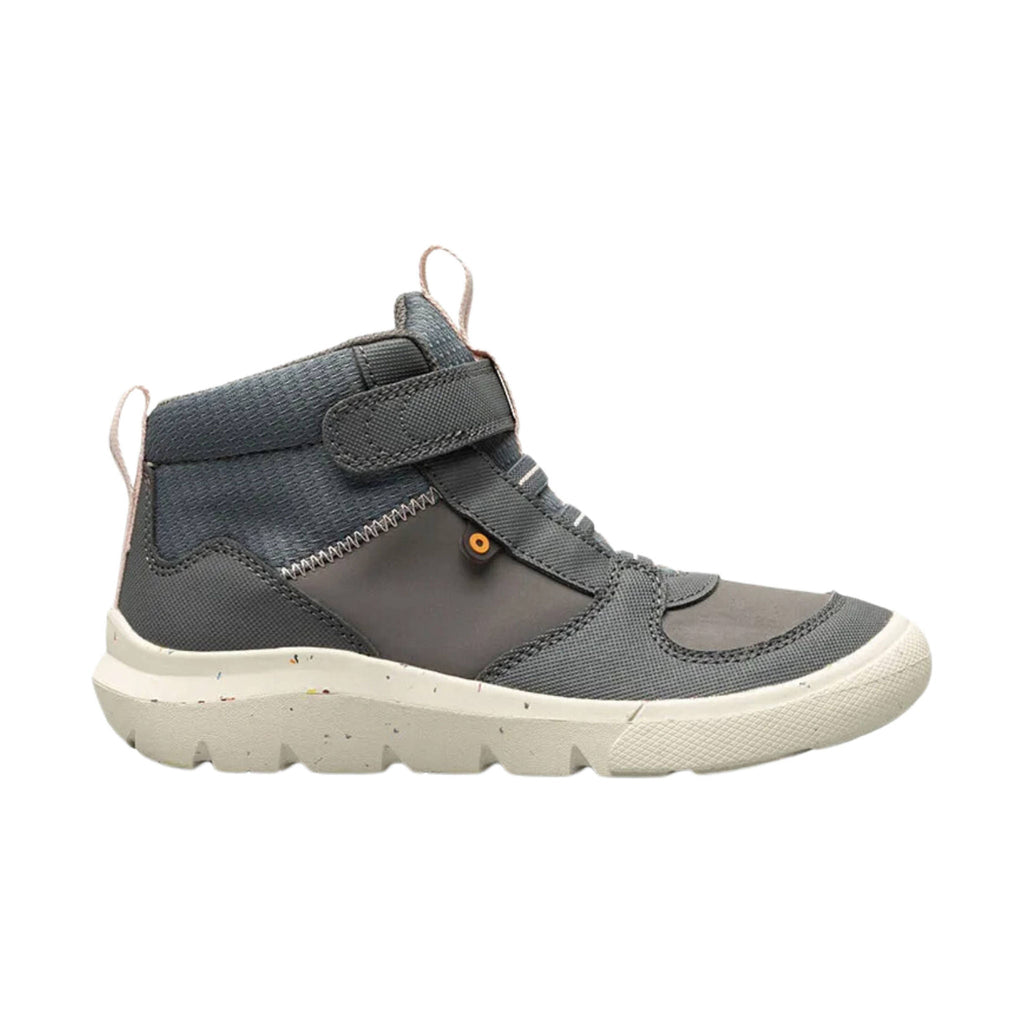 Bogs Kids' Skyline High Top Slip On Shoes - Gray - Lenny's Shoe & Apparel