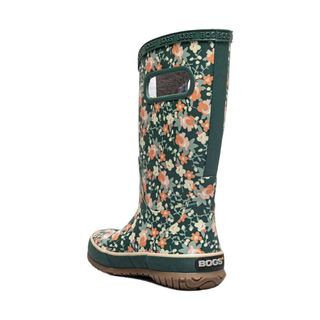 Bogs Kids' Small Floral Rain Boots - Emerald Multi - Lenny's Shoe & Apparel