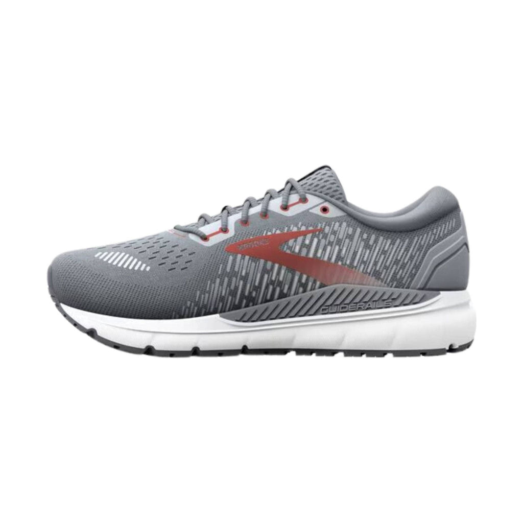 Brooks Men's Addiction GTS 15 Running Shoes - Grey/Ebony/Chili Oil - Lenny's Shoe & Apparel