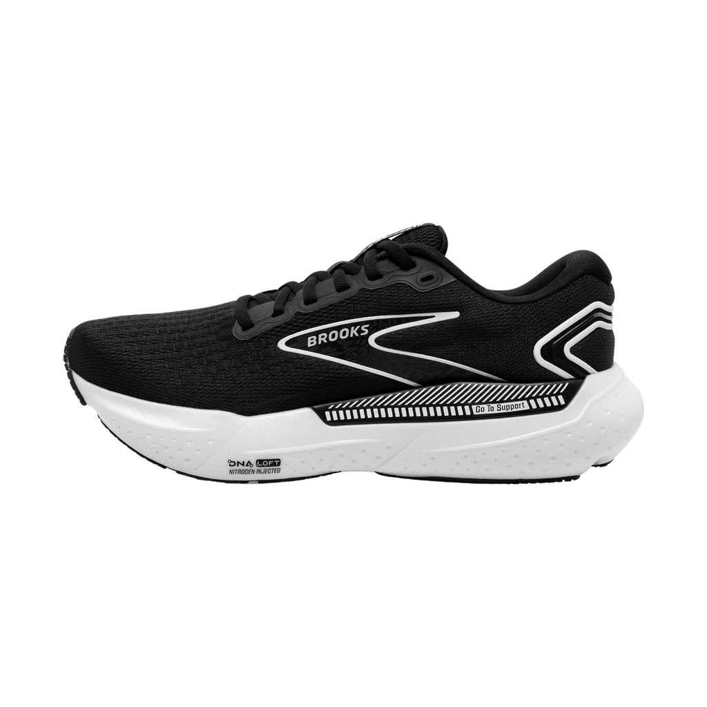 Brooks Women's Glycerin GTS 21 Road Running Shoes - Black/Grey/White - Lenny's Shoe & Apparel