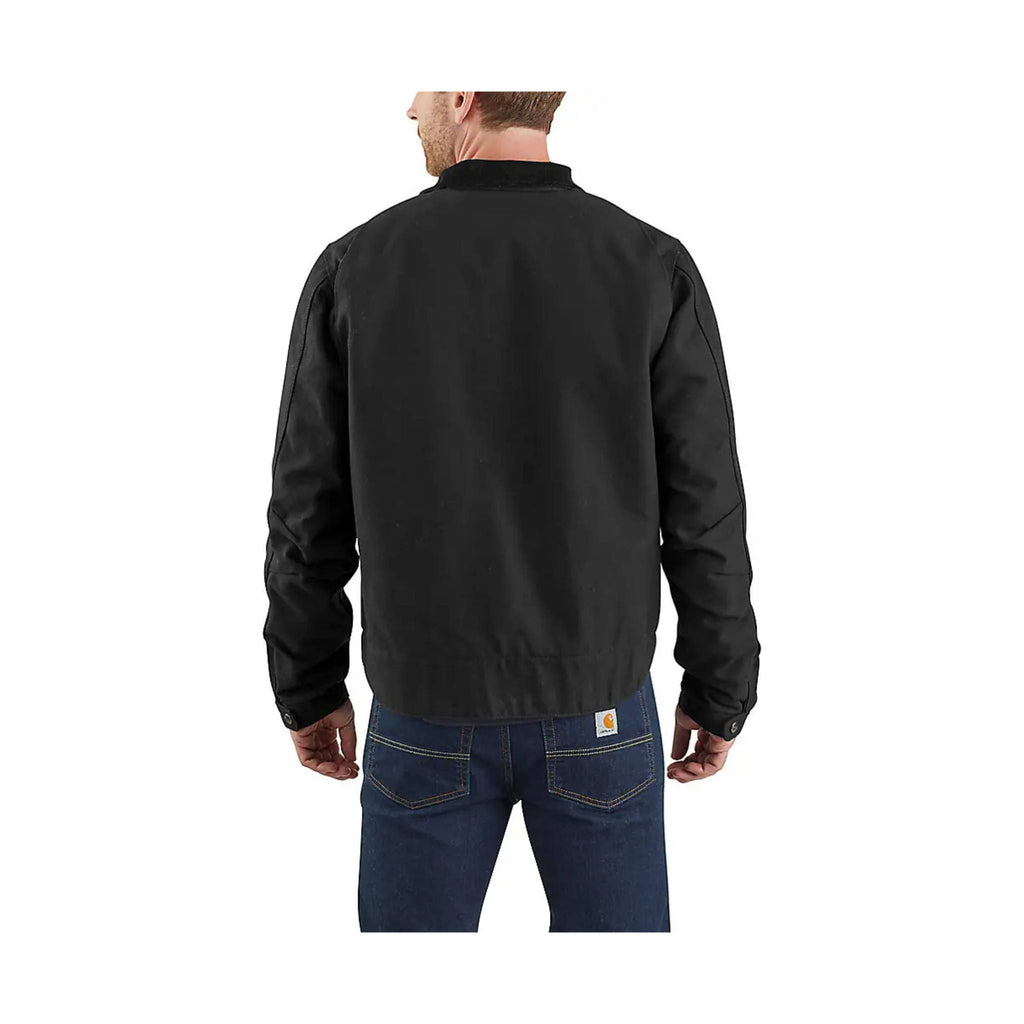 Carhartt Men's Blanket Lined Relaxed Fit Detroit Jacket - Black - Lenny's Shoe & Apparel