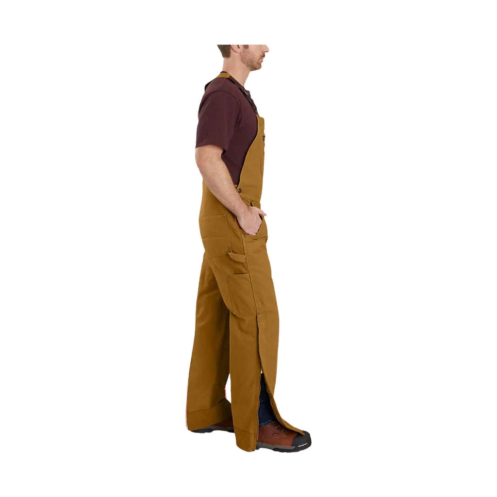 Carhartt Men's Loose Fit Insulated Bib Overall - Carhartt Brown - Lenny's Shoe & Apparel