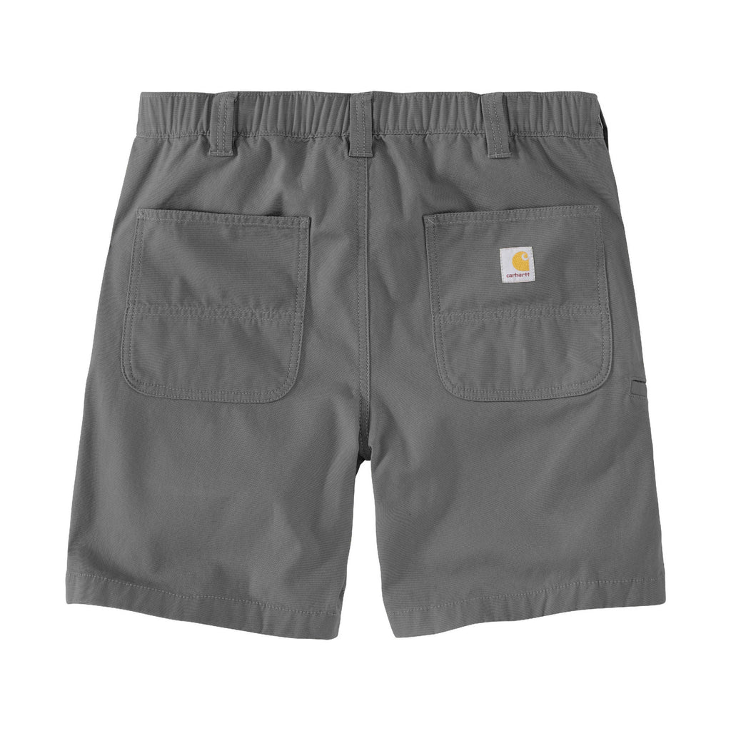 Carhartt Men's Rugged Flex Relaxed Fit Canvas Work Short - Steel - Lenny's Shoe & Apparel