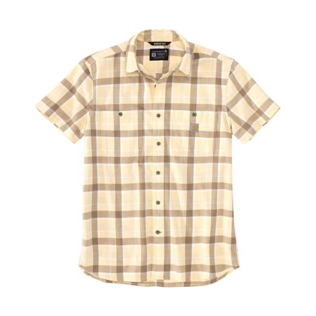 Carhartt Men's Rugged Relaxed Fit Lightweight Short Sleeve Shirt - Golden Mist - Lenny's Shoe & Apparel