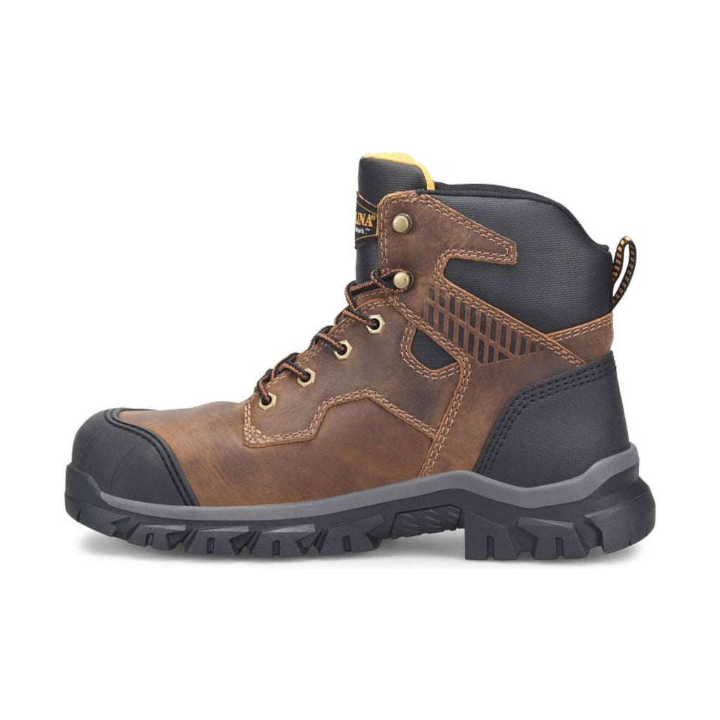 Carolina Men's Falcon 6 Inch Waterproof Steel Toe Work Boots - Brown - Lenny's Shoe & Apparel