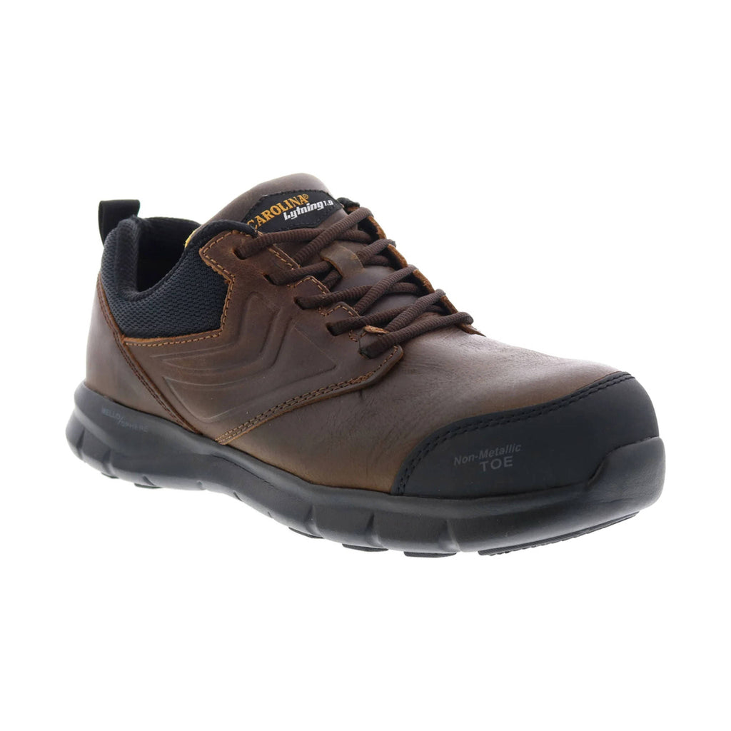 Carolina Men's Lytning Composite Toe Work Shoes - Brown Leather - Lenny's Shoe & Apparel