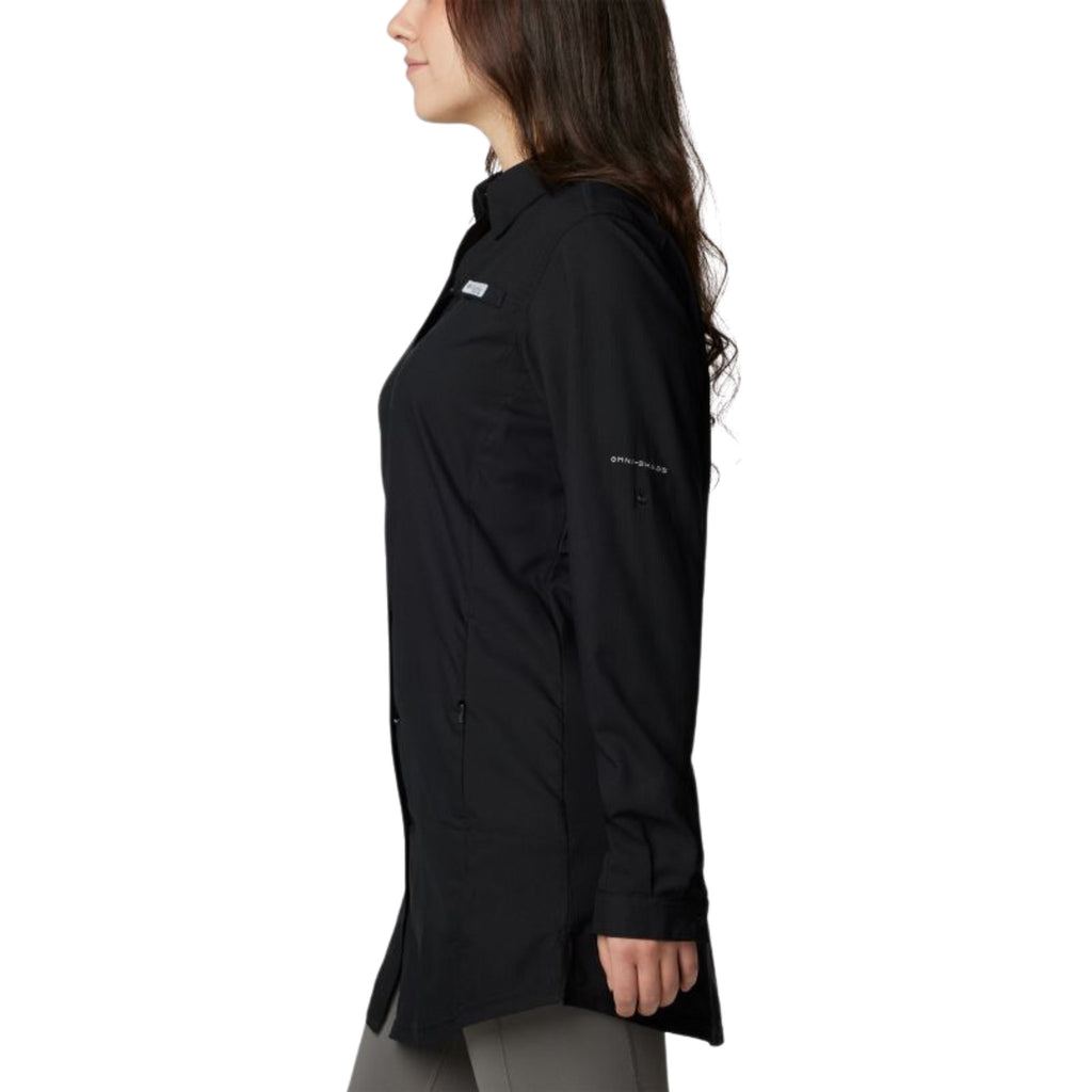 Columbia Women's PFG Tamiami Long Sleeve Tunic - Black - Lenny's Shoe & Apparel