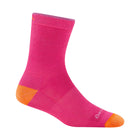 Darn Tough Vermont Kids' Field Trip Micro Crew Lightweight Hiking Sock - Neon Pink - Lenny's Shoe & Apparel