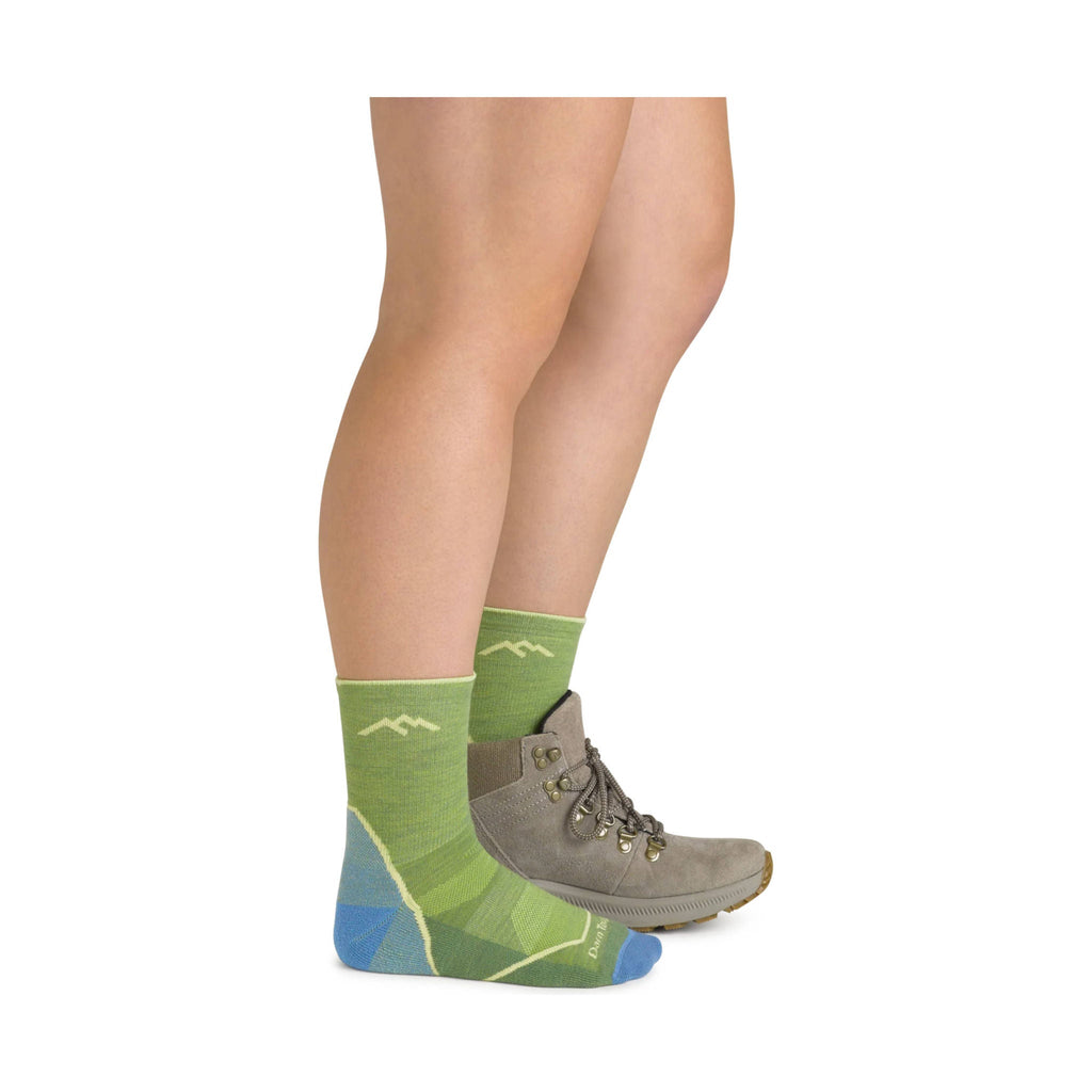 Darn Tough Vermont Kids' Light Hiker Micro Crew Lightweight Hiking Sock - Willow - Lenny's Shoe & Apparel