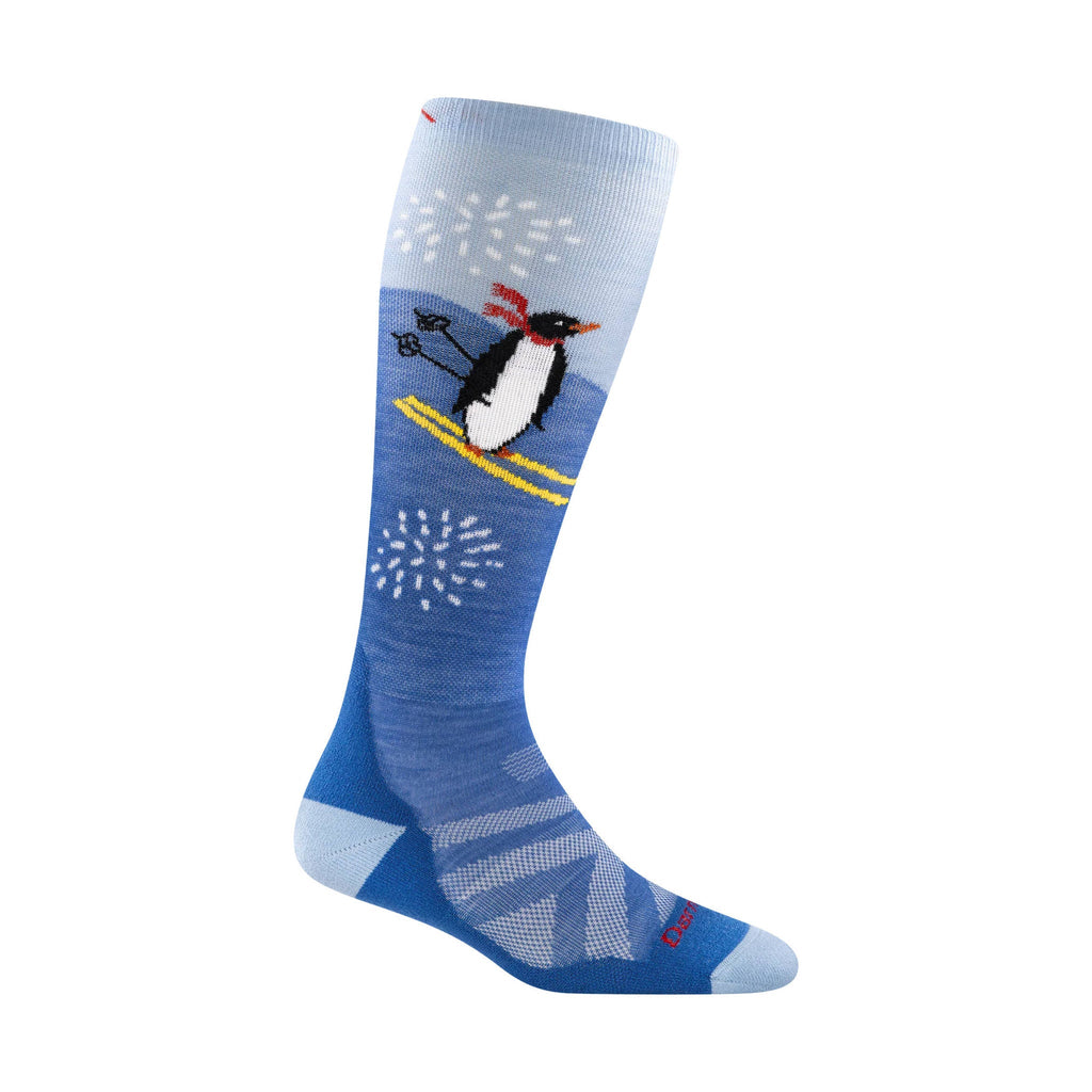 Darn Tough Vermont Kids' Penguin Peak Over The Calf Midweight Ski and Snowboard Sock - Stellar - Lenny's Shoe & Apparel