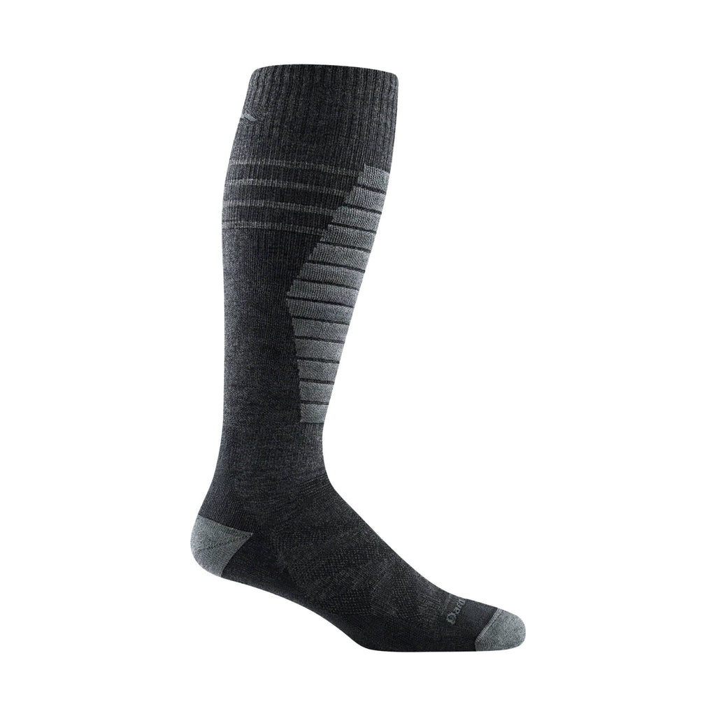 Darn Tough Vermont Men's Edge Over The Calf Midweight Ski and Snowboard Sock - Charcoal - Lenny's Shoe & Apparel