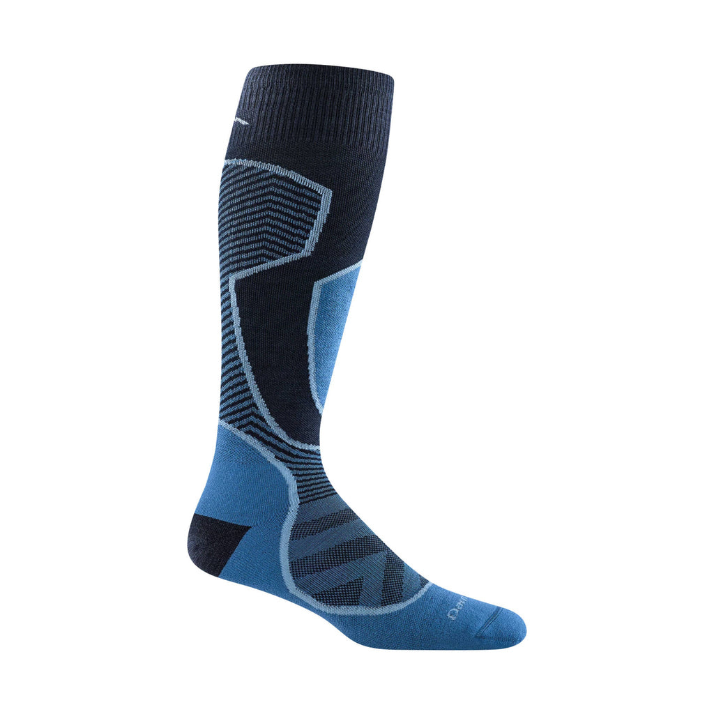 Darn Tough Vermont Men's Outer Limits Over The Calf Lightweight Ski and Snowboard Sock - Cobalt - Lenny's Shoe & Apparel