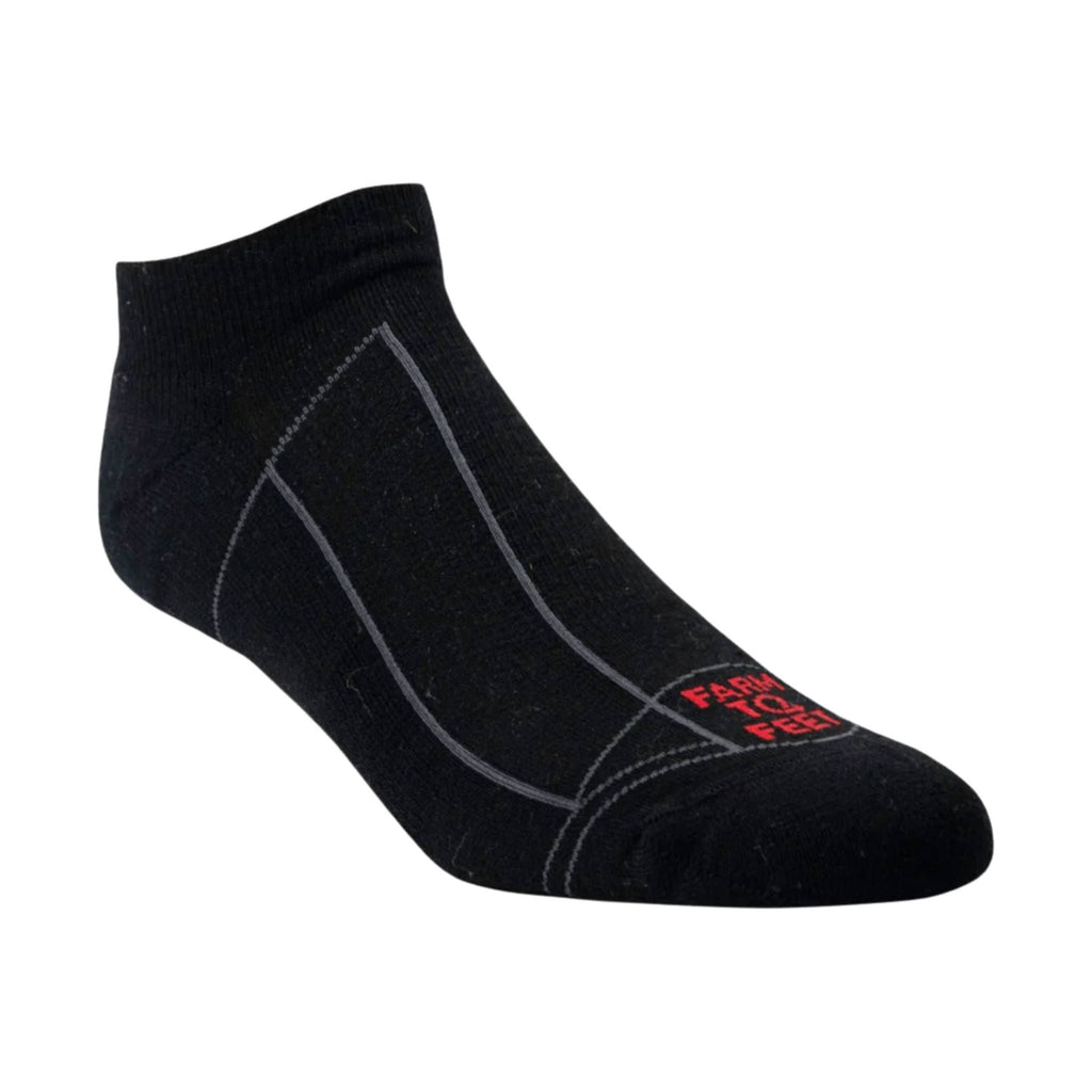 Farm To Feet Men's Greensboro Low Socks - Black - Lenny's Shoe & Apparel