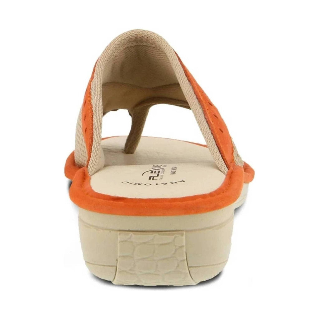 Flexus Pascalle Slide Sandal - Orange - Lenny's Shoe & Apparel