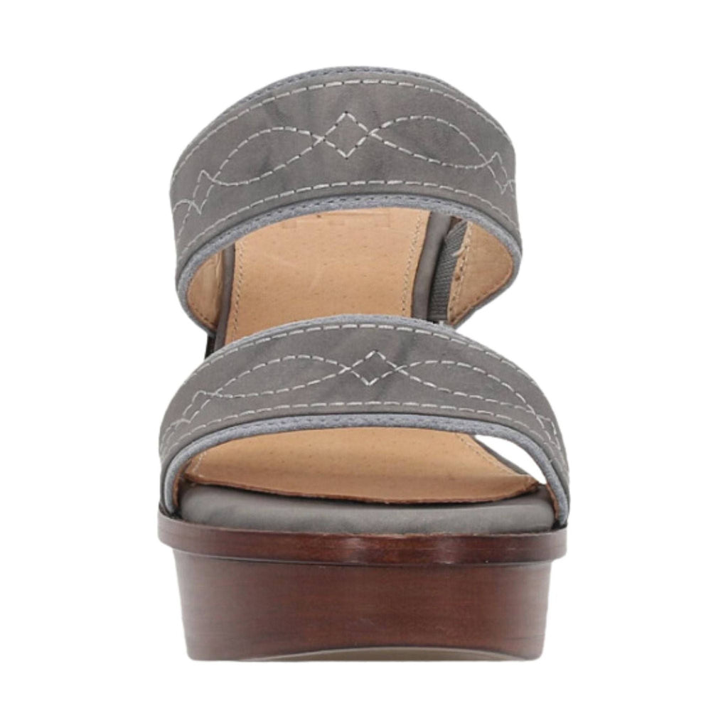 Frye Women's Pipa Woodstock 2 Band Platform Sandal - Grey Sky - Lenny's Shoe & Apparel