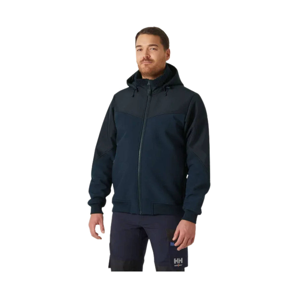 Helly Hansen Men's Oxford Winter Softshell Jacket - Navy - Lenny's Shoe & Apparel