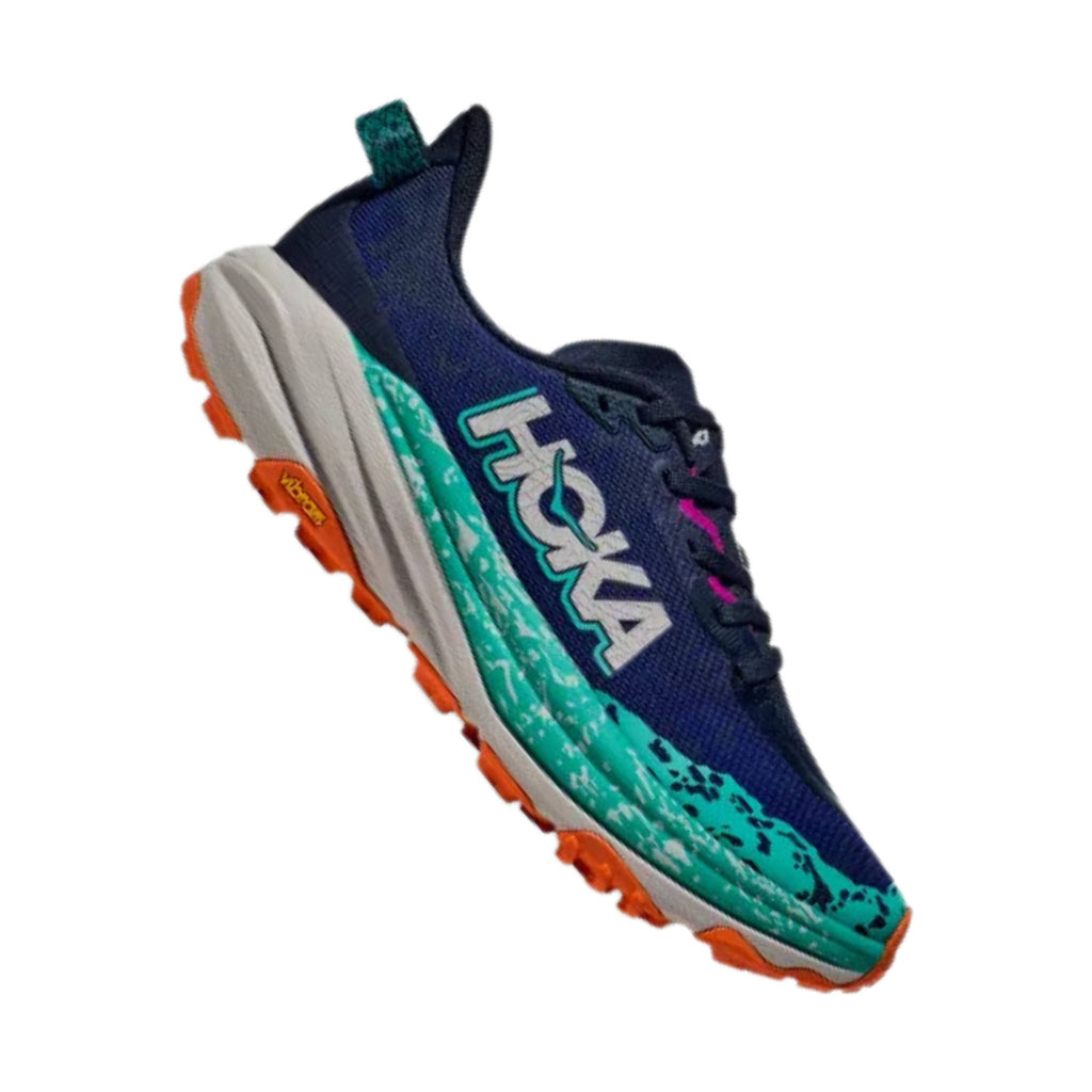 HOKA Women's Speedgoat 6 Trail Running Shoes - Midnight/Meteor - Lenny's Shoe & Apparel