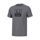 Huk Men's Stacked Logo Tee - Night Owl - Lenny's Shoe & Apparel