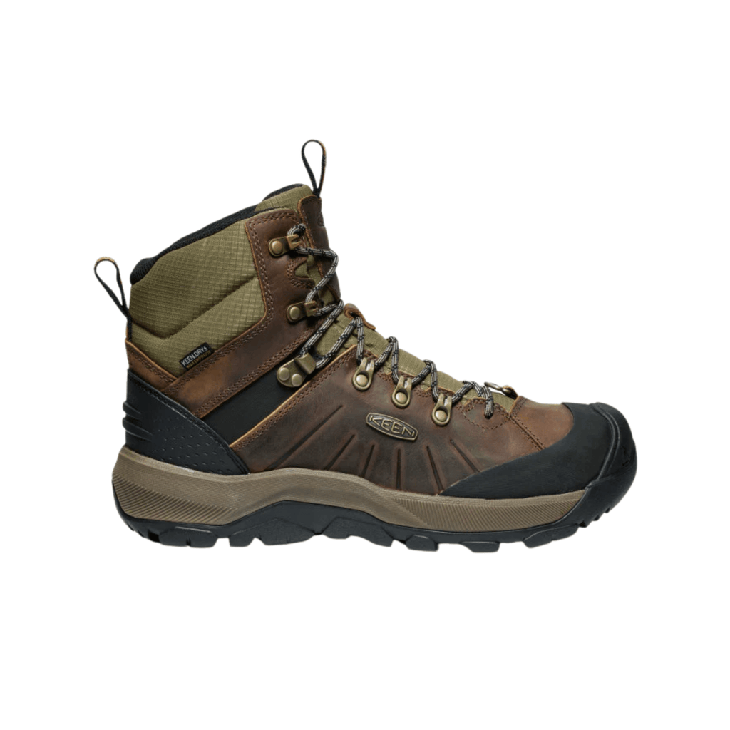 KEEN Men's Revel IV Polar Waterproof Winter Boots - Bison/Orange Pepper - Lenny's Shoe & Apparel