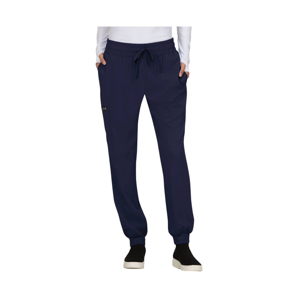 Koi Women's Gemma Jogger Scrub Pant - Navy - Lenny's Shoe & Apparel