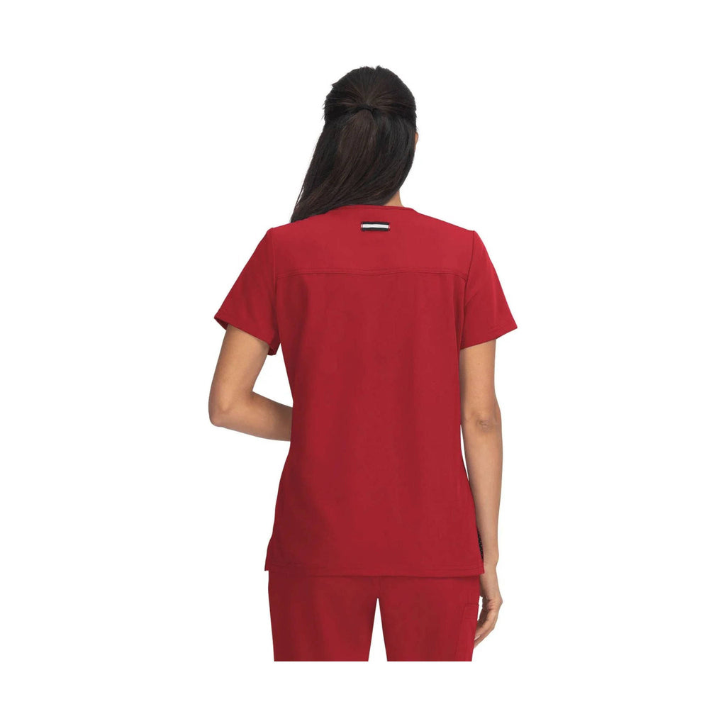 Koi Women's Hustle and Heart Scrub Top - Ruby - Lenny's Shoe & Apparel