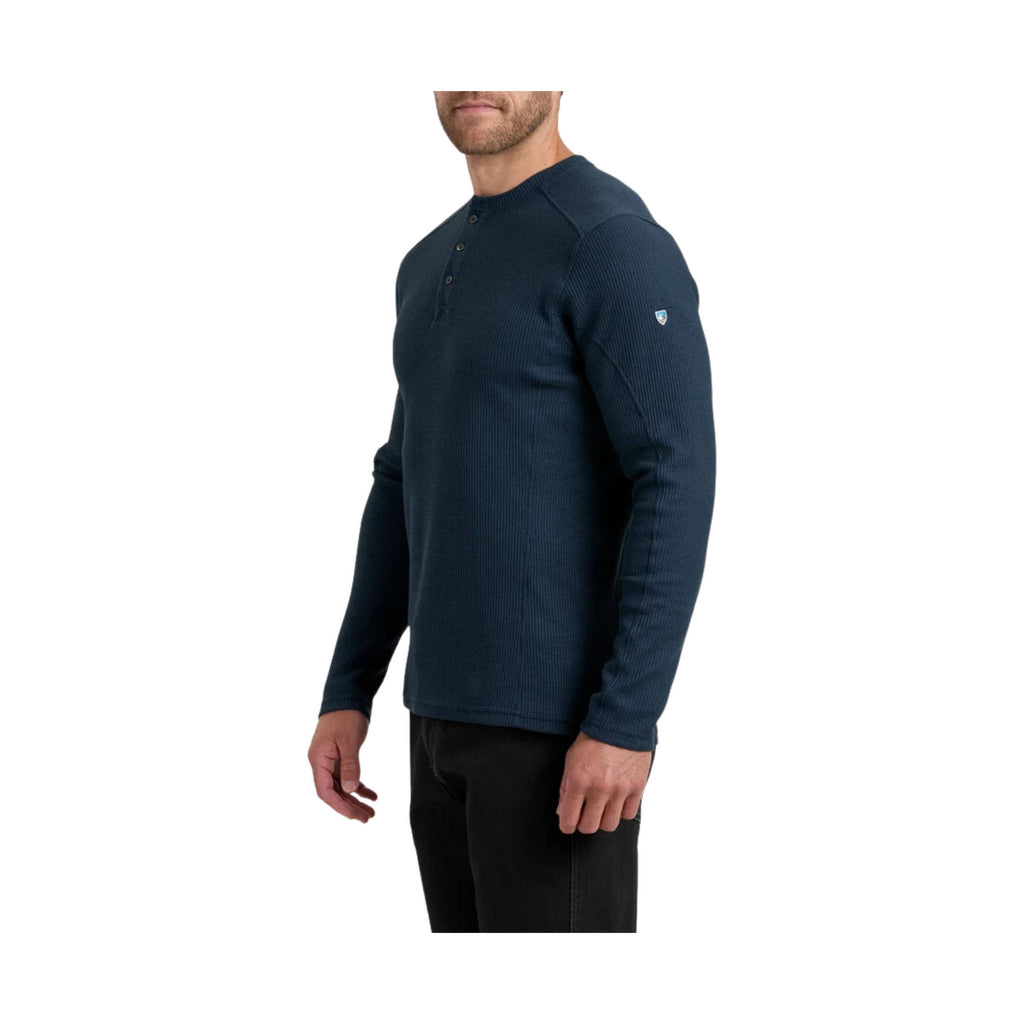 Kuhl Men's Konflikt Henley - Mutiny Blue - Lenny's Shoe & Apparel