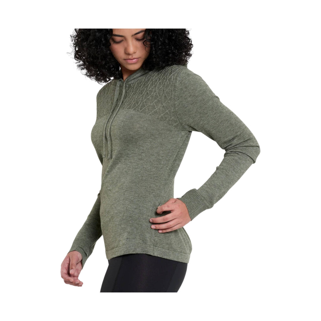 Kuhl Women's Kortina Hooded Sweater - Soft Pine - Lenny's Shoe & Apparel