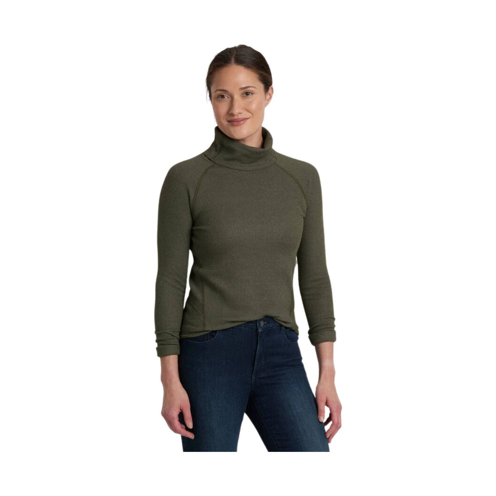 Kuhl Women's Petra Turtleneck - Dark Moss - Lenny's Shoe & Apparel