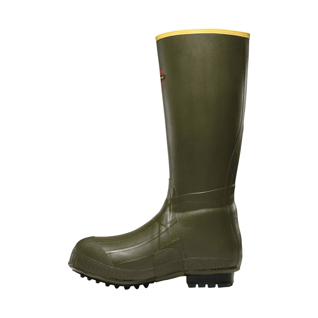 LaCrosse Men's Burly 18 Inch Air Grip Foam Insulated Rain Boot - Green - Lenny's Shoe & Apparel