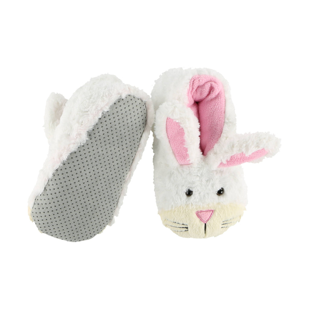 Lazy One Kids' Bunny Slippers - White/Pink - Lenny's Shoe & Apparel