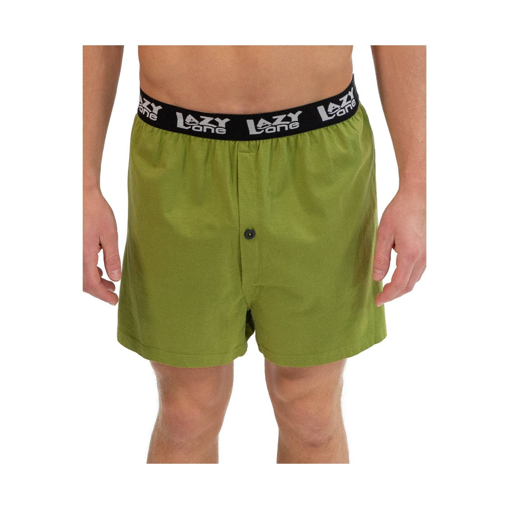 Lazy One Men's Stud Puffin Funny Boxer - Green/ Black - Lenny's Shoe & Apparel