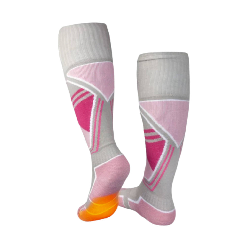 Mobile Warming Women's Premium 2.0 Merino Heated Socks - Pink - Lenny's Shoe & Apparel