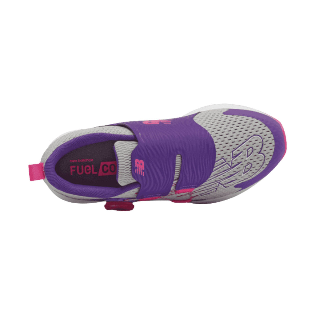 New Balance Big Kids' FuelCore Reveal V3 Boa Running Shoes - Rain Cloud/Pink Glo/Prism Purple - ONLINE STORE CREDIT/EXCHANGE ONLY - Lenny's Shoe & Apparel