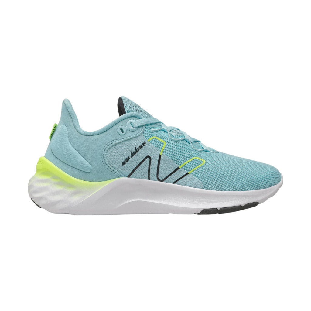 New Balance Women's Fresh Foam Roav v2 Shoes - Blue Chill/White/Bleached Lime Glo - ONLINE STORE CREDIT/EXCHANGE ONLY - Lenny's Shoe & Apparel