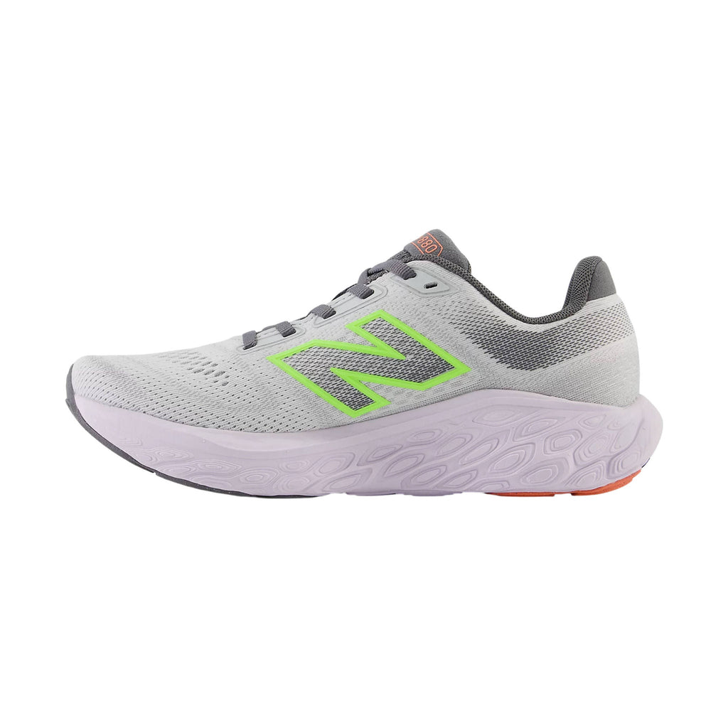 New Balance Women's Fresh Foam X 880v14 Running Shoes - Grey Matter with Taro and Bleached Lime Glo - Lenny's Shoe & Apparel