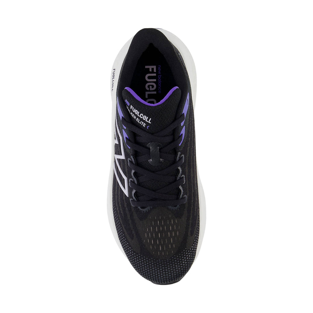 New Balance Women's FuelCell Walker Elite Shoes - Black with Electric Indigo and Grey Violet - Lenny's Shoe & Apparel