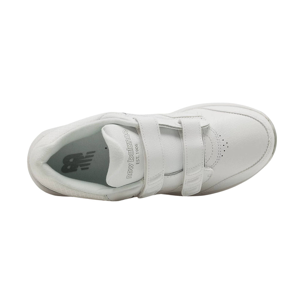 New Balance Women's Hook and Loop Leather 928v3 Walking Shoe - White - Lenny's Shoe & Apparel