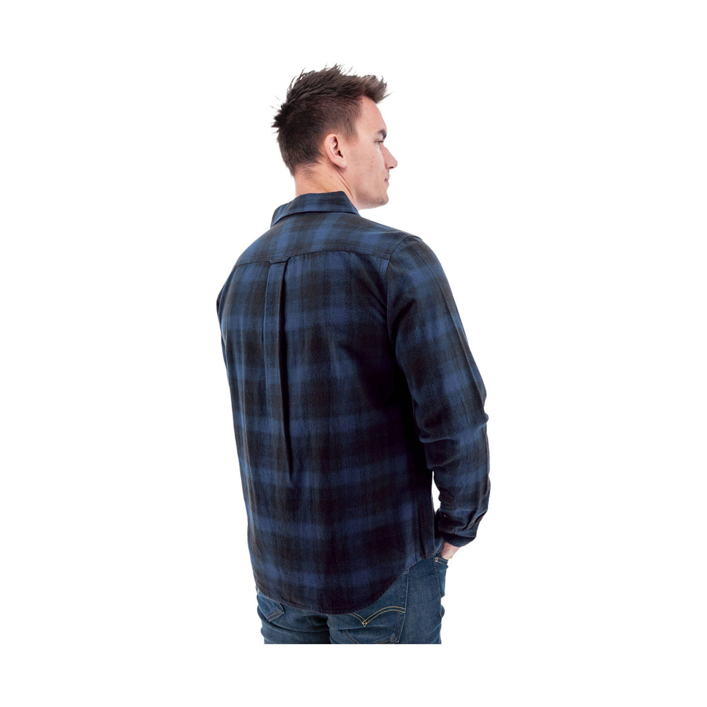 Old Ranch Men's Miles Organic Flannel Shirt - Denim - ONLINE STORE CREDIT/EXCHANGE ONLY - Lenny's Shoe & Apparel