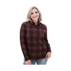 Old Ranch Women's Salina Organic Plaid Shirt - Red - ONLINE STORE CREDIT/EXCHANGE ONLY - Lenny's Shoe & Apparel