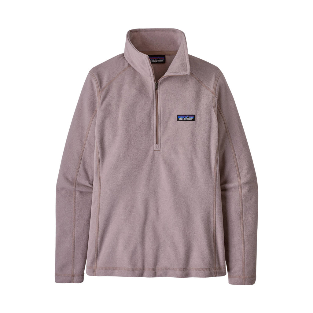 Patagonia Women's Micro D Quarter Zip Fleece - Stingray Mauve - Lenny's Shoe & Apparel