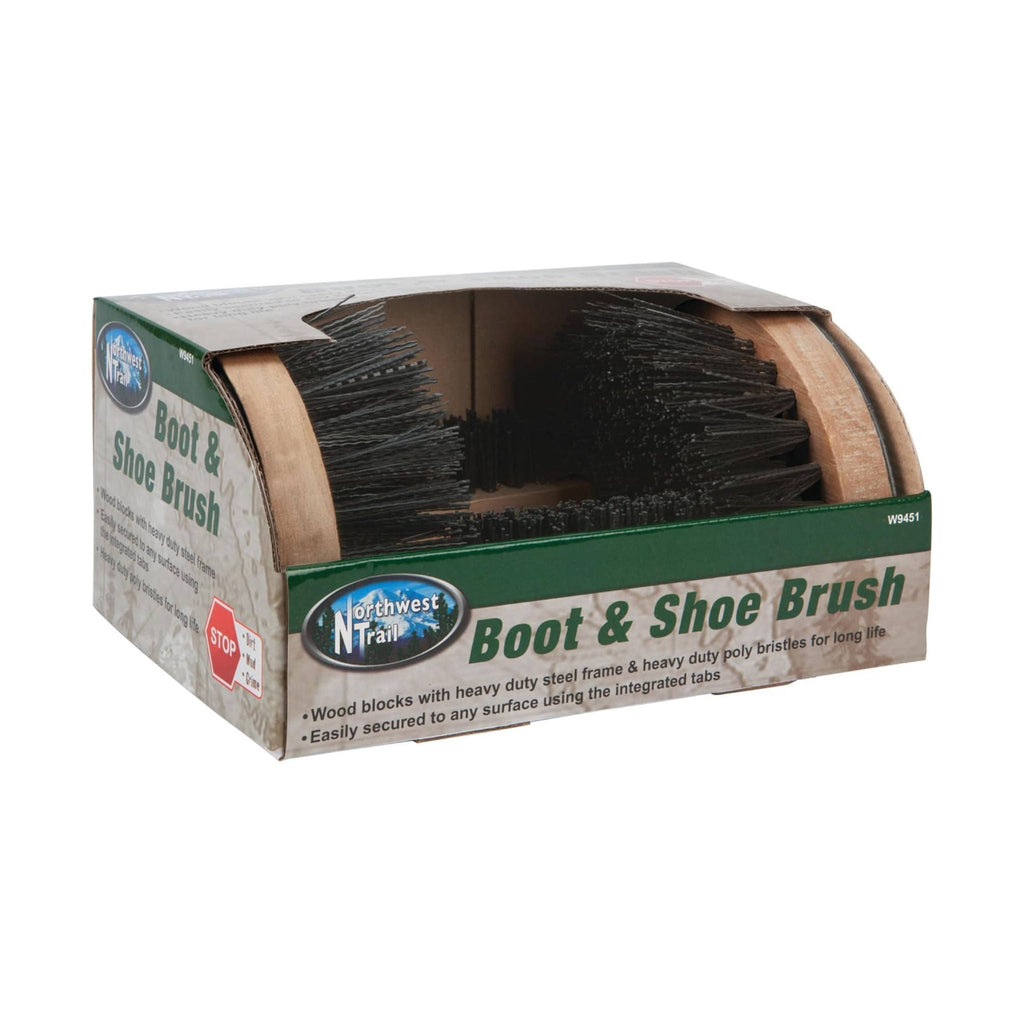 Performance Tool Boot Brush Cleaner Floor Mount With Hardware - Black - Lenny's Shoe & Apparel